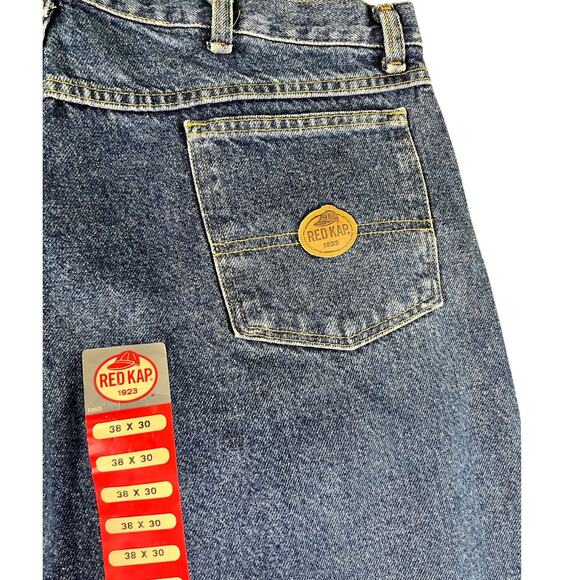 Red Kap 1923 Denim Jeans 38x30 Relaxed Fit Work Jeans Men's NWT Vintage - Picture 5 of 11